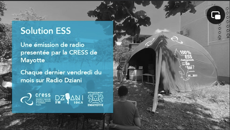 Les actualité de l'ESS I Emanciper Mayotte sur les ondes de la Radio Dziani 